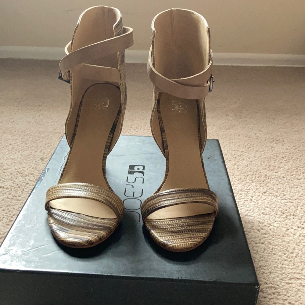 Brown & Tan Multi Ankle Strap Stilettos